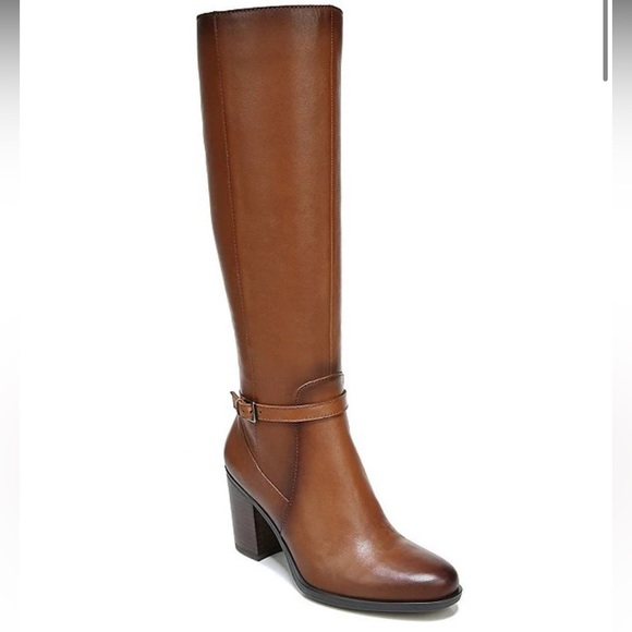 Naturalizer Shoes - Approx. 3.25" heel height, buckle details, inside zip closure.